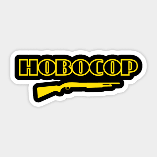 Hobocop Shotgun Sticker